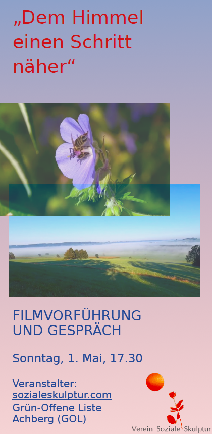 „Dem Himmel ein Schritt näher“ – Film und Gespräch in Achberg